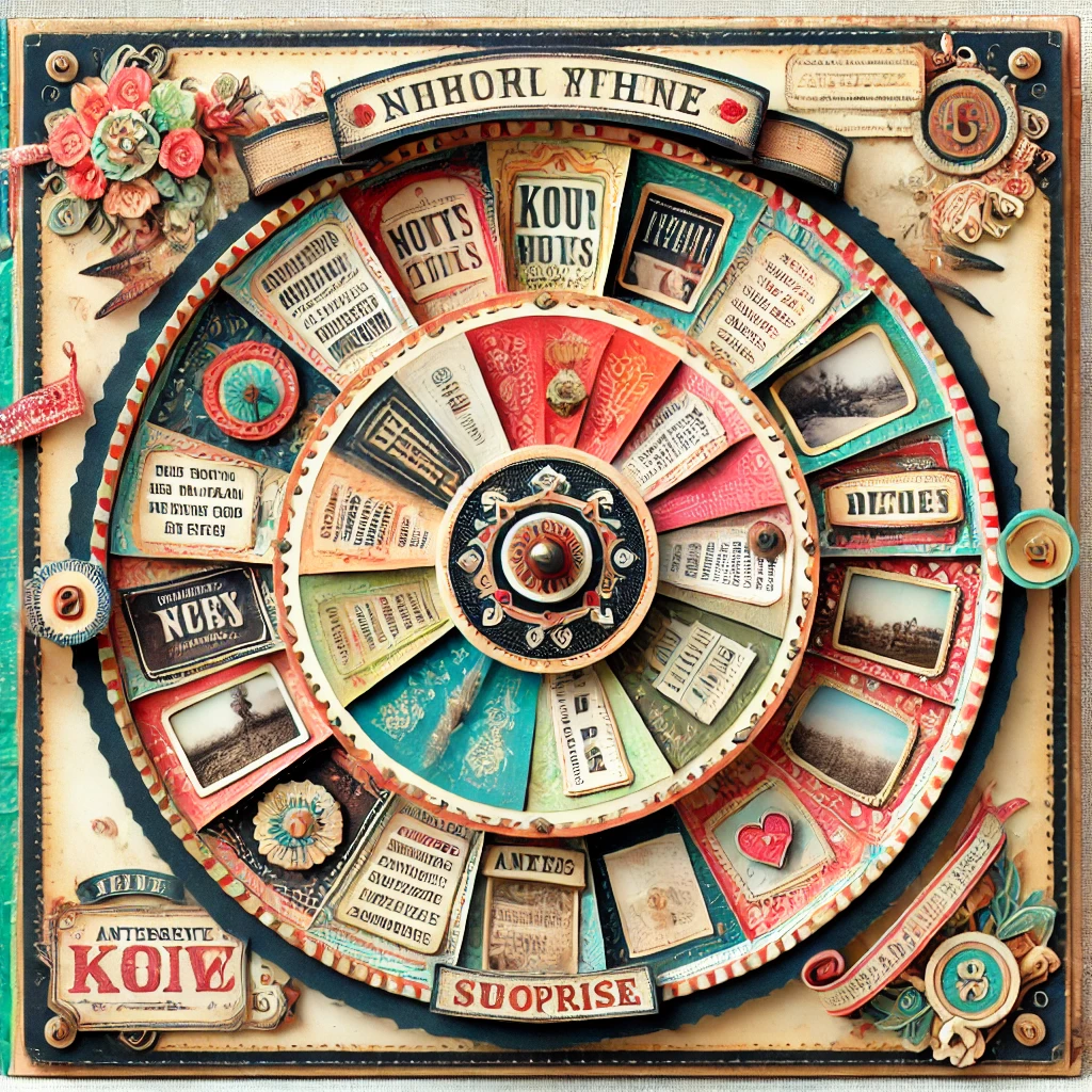 Scrapbooking-roulette interactive